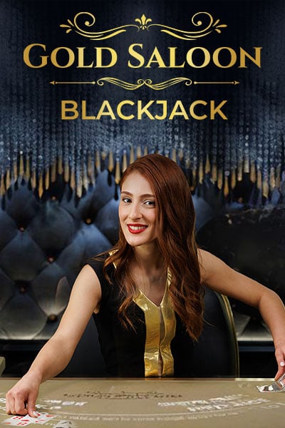 Gold Saloon Blackjack live table